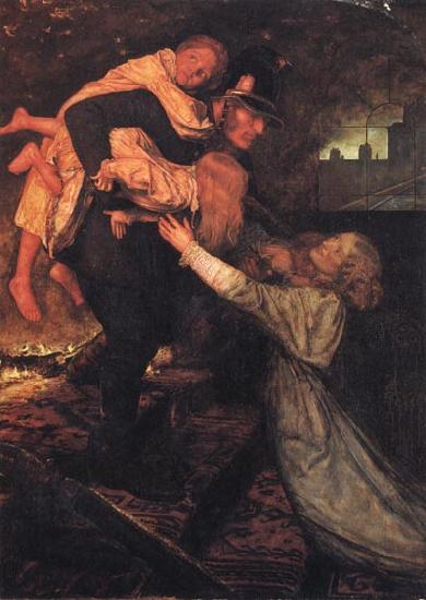 Sir John Everett Millais The Rescue Germany oil painting art